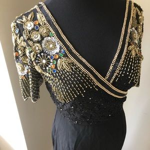 Beaded midi dress